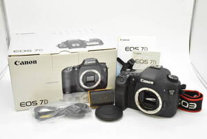 Canon EOS 7D キャノン ボディ デジタル一眼レフ カメラ バッテリー付属 充電器欠品 DS126251 //S161905