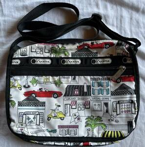 レスポートサック LeSportsac ショルダーバッグ カラフル 車　バイク　カラフル