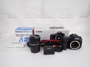 Canon キャノン EOS 90D デジタル一眼レフカメラ ボディ TAMRON タムロン SP AF17-50mm レンズ 元箱付 ジャンク品 ∴ 70947-1