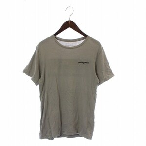 パタゴニア Patagonia 19SS Tシャツ カットソー 半袖 クルーネック ロゴ プリント XS グレー STY39151SP19 /XZ ■GY30 メンズ