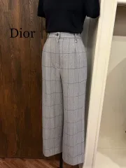 【雷市場（ポンジャン）商品韓国直送】 クリスチャン Dior(ディオール) 正規品 グレー チェック スラックス