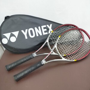 【USED】2本セット YONEX ヨネックス ナノスピードＲＱ７ ダニエラ・ハンチュコバ使用モデル テニスラケット/ ISOMETRIC ラケットケース付