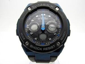 1000円スタート 腕時計 CASIO カシオ G-SHOCK 5524 GST-W300G マルチバンド6 電波ソーラー ブルー×ブラック メンズ TNN L50010