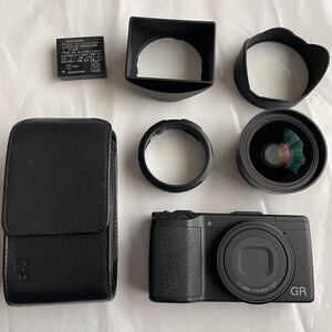 RICOH GR(初代/APS-C) +GW-3(コンバージョンレンズ),GH-3(アダプター)セット リコー