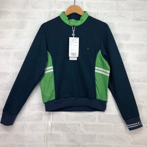 Sergio Tacchini セルジオタッキーニ タグ付き イタリア製 長袖 スウェット ハーフジップ SIZE:S ネイビー MH632023072103