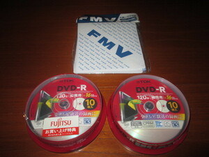 録画用DVD-R TDK 10枚パック×2　合計20枚　型番： DR120DC10PUD 　デジタル放送録画対応(CPRM) 