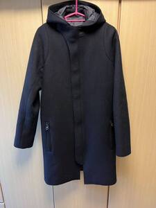 国内正規 Acne Studios アクネ ストゥディオズ MILTON フード ロング コート 黒 44 CA 39815 / RN 131738