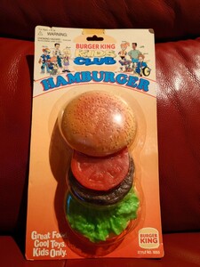 1995年バーガーキングキッズクラブBURGERKINGハンバーガーフィギュア実物大ビンテージヴィンテージ当時物アメトイマクドナルド好きにも