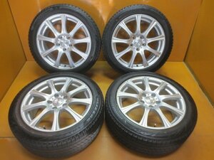 ☆スピスタ☆スタッドレスセット　Weds JOKER　CX-3・ミニバン　205/50R17　7J　+48　114.3-5　4本　R17856ST　中古