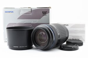 Olympus ZUIKO Digital 70-300mm f/4-5.6 ED フォーサーズマウント [美品] 元箱 LH-61E レンズフード 前後キャップ付き 超望遠ズーム