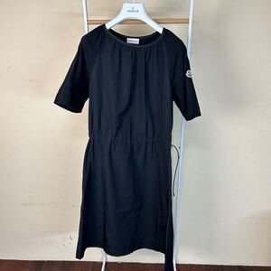 【極美品】MONCLER モンクレール　半袖ワンピース　黒　XS