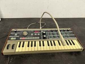 音出し確認済み！KORG microKORG コルグ シンセサイザー マイク、ACアダプター付き 電子楽器 鍵盤楽器 音響機材 現状品 (1)