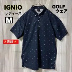 「2回使用の美品です！」 IGNIO レディース　半袖　GOLFウェア Mサイズ