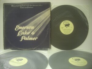 ■ ダブルジャケット 3LP 　エマーソン・レイク&パーマー　/ レディーズ&ジェントルメン EMERSON LAKE & PALMER P-4639～41M ◇r60708