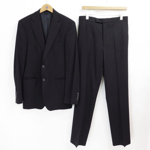 2010 RAF SIMONS WOOL SUIT 2PIECE JACKET PANTS ラフシモンズ ウール スーツ セットアップ ジャケット パンツ LARDINI ラルディーニ 製