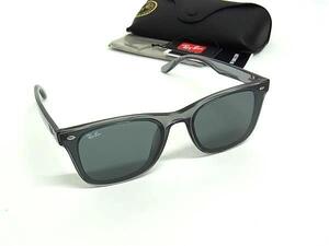 1円 ■極美品■ Ray-Ban レイバン RB4391D 6450-87 65□18 サングラス メガネ 眼鏡 メンズ レディース クリアグレー系 FJ3276