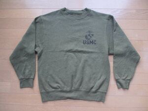 90S 90年代 ヴィンテージ ビンテージ U.S.M.C アメリカ海兵隊 USMC マリーンコープ アメリカ軍 ミリタリー スウェット スエット 米軍 軍物