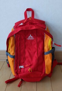 VAUDE リュック Donald7 リュックサック デイパック レッド×オレンジ 10L 子ども チェストバンド・レインカバー付き 男の子女の子 