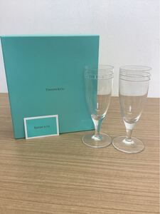 ◯営HM048-A5T60【埼玉発】TIFFANY&Co. ティファニー ペアグラス グラス 口径約6.5cm 高さ約19cm 箱有 現状品