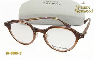 VivienneWestwood（ヴィヴィアン・ウエストウッド）眼鏡 メガネ フレーム 40-0008-2 ボストンタイプ 40-0008 c02