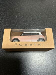 非売品 SUZUKI Lapin プルバックカー コフレピンクパールメタリックホワイト スズキ ノベルティ 新型ラパン ミニカー 販促品