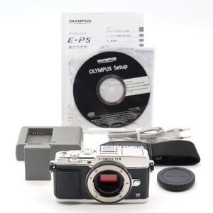 [新品級] OLYMPUS ミラーレス一眼 PEN E-P5 ボディ シルバー #999s