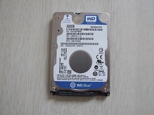 ☆WD3200LPVX 7mm 2.5インチHDD 320ＧＢ (12051時間）☆20210312