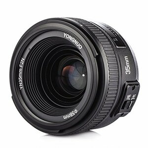 YONGNUO Nikon YN35mm F2N 単焦点レンズ ニコン Fマウント フルサイズ対応 広角 標準レンズD5系列、D4系列、D850、D81(中古品)　(shin