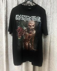 新品 Iron Maiden Tシャツ オーバーサイズ 黒 ブラック ツアー ヘビーメタル ロック アメカジ バンド 古着 ストリート NIRVANA H&M