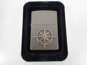 新品 未使用品 1997年製 ZIPPO ジッポ Marlboro マルボロ 古美加工 アドベンチャーチーム 羅針盤 コンパス オイル ライター 喫煙 USA