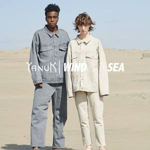 即決!!定価41800円 WIND AND SEA×ヤヌークYANUK ビッグジーンジャケットDENIM JACKETデニムジャケットWDS ウィンダンシー/発送ゆうパック