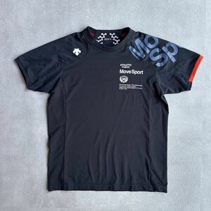 DESCENTE Move Sport デサント　ムーブスポーツ　半袖Tシャツ タフT COOL ハーフスリーブシャツ ネイビー　メンズM