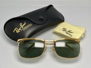 ケース付★B&L RAY-BANボシュロムレイバン SIGNET LXシグネット GOLD/G-15ゴールド VINTAGEサングラスUSA オリンピアンツーデラ バイク