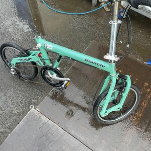 yu 二 Bianchi　ビアンキ　Fretta　ミニベロ 折りたたみ自転車　