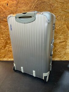 ●RIMOWA/リモワ トパーズ 約63L 930.63 2輪 TSA非搭載 スーツケース 青ロゴ 中古 ※ダイヤル固め、ヘコミキズ、内布ハガレ小●