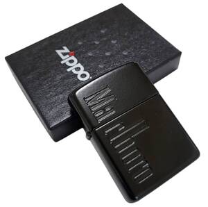 ☆未使用級 ZIPPO Marlboro / ジッポー ライター マルボロ アーマー ５面ブラック色 メイドインU.S.A アメリカ製 箱＋説明書付き 美品 !!