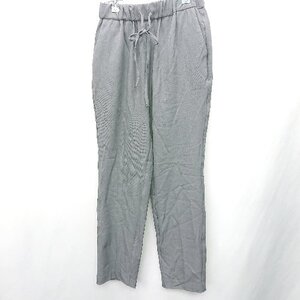 ◇ ◎ ●未使用● URBAN RESEARCH DOORS ストレッチ素材 テーパードパンツ サイズ0 チャコールグレー レディース E