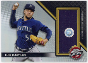 MARINERS右腕▲LUIS CASTILLO最新2024 TOPPS CHROME AUTHENTICSジャージ!