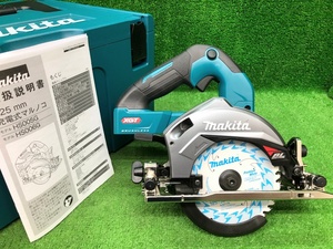 未使用品 makita マキタ 40V 125mm 充電式マルノコ HS005GZ ケース付 ※バッテリ・充電器別売