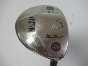 ★macgregor マグレガー MACTEC NV フェアウェイウッド 3W 15° 純正カーボンシャフト K101　★レア★激安★中古★　★