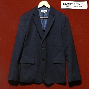 BEAUTY & YOUTH ユナイテッドアローズ ビューティ&ユース 2B スリムフィット ブレザー テーラード デザイン ジャケット 黒 L 美品