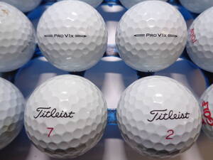 [1127B024] タイトリスト プロ ブイワンエックス 23年 Titleist PRO V1X 12球 ロストボール【中古】 