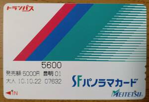 【使用済】名古屋鉄道（名鉄）　SFパノラマカード①