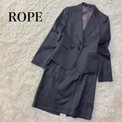 ROPE ロペ セットアップスーツグレー Mサイズ相当 イタリア製生地