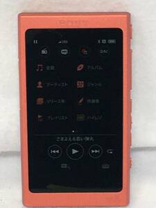 LY-982 音出し動作確認済 【SONY ソニー】WALKMAN デジタルメディアプレーヤー 16GB NW-A45 レッド