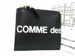 ■新品■未使用■ COMME des GARCONS コムデギャルソン レザー 総柄 コインケース コインパース 小銭入れ メンズ ブラック系 FE3203