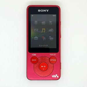 動作品★SONY ウォークマン NW-E083 レッド 4GB ソニー デジタルMP3オーディオプレーヤー WALKMAN