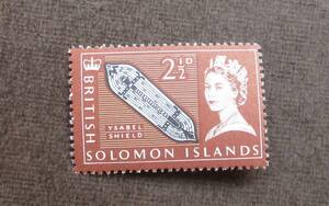 SOLOMON ISLANDS　　SCカタログ＃132　　2 1/2p　　未使用　　中古品