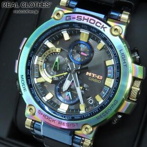 G-SHOCK/Gショック MT-G 生誕20周年 メタルベゼル/レインボーIP 電波ソーラー MTG-B1000RB-2AJR /000