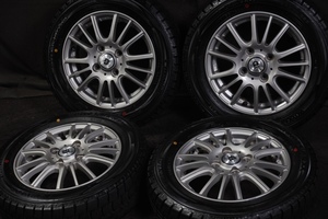 ★新品同様 155/65R13 国産DUNLOP 2022年製スタッドレス オプティネイキッドライフミラムーヴモコルークスAZワゴンREKワゴンMRワゴンアルト